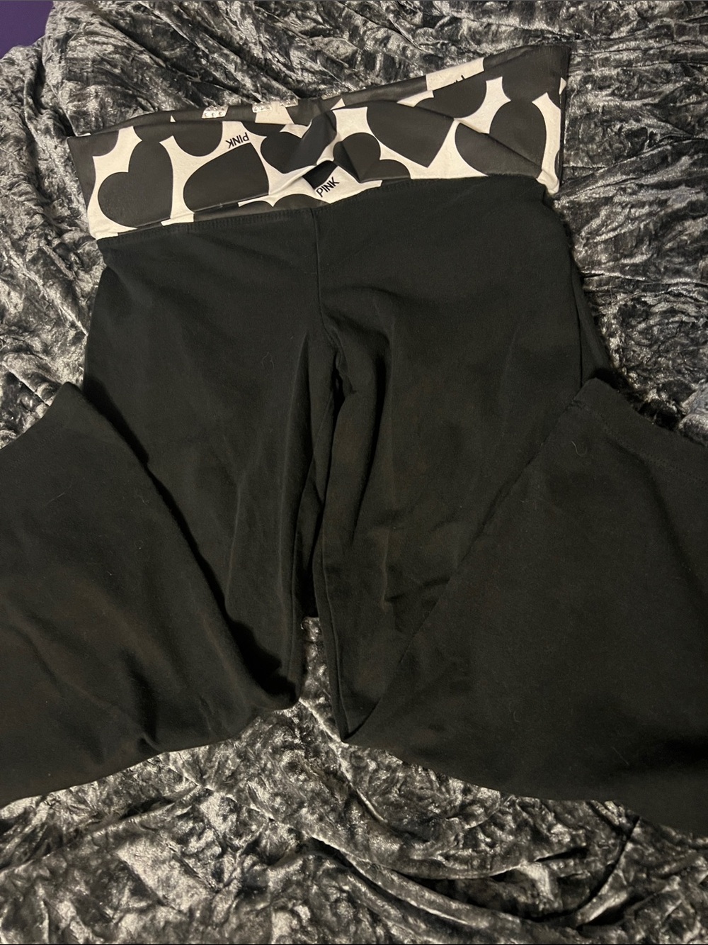 Vintage Pink Yoga Capri Leggings - Size S